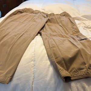 JJill Tan Cargo Pants